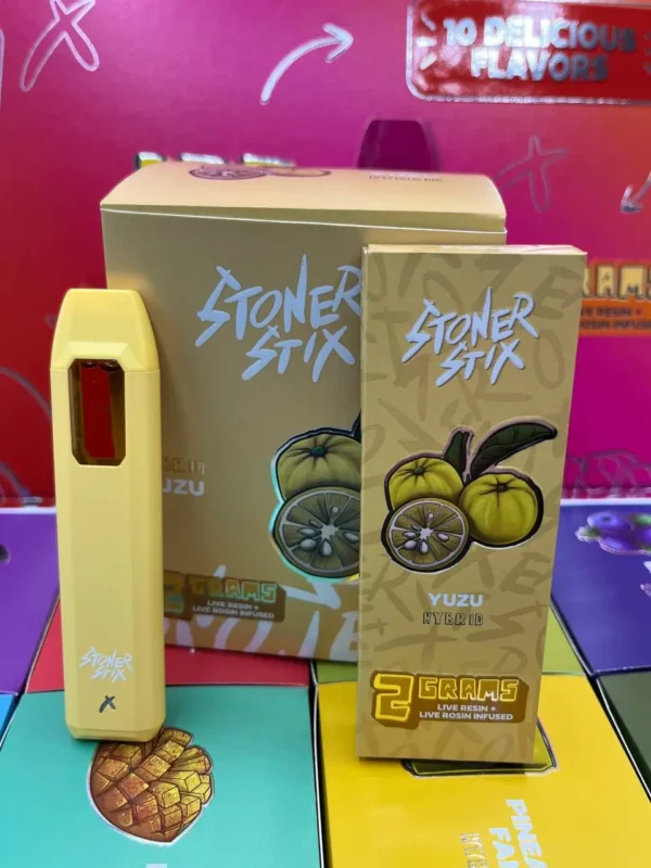 Stoner Stix 2g Disposable - Melted diamonds + Live Resin Sauce - Image 4